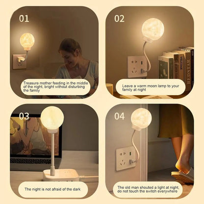 USB Moon Night Light