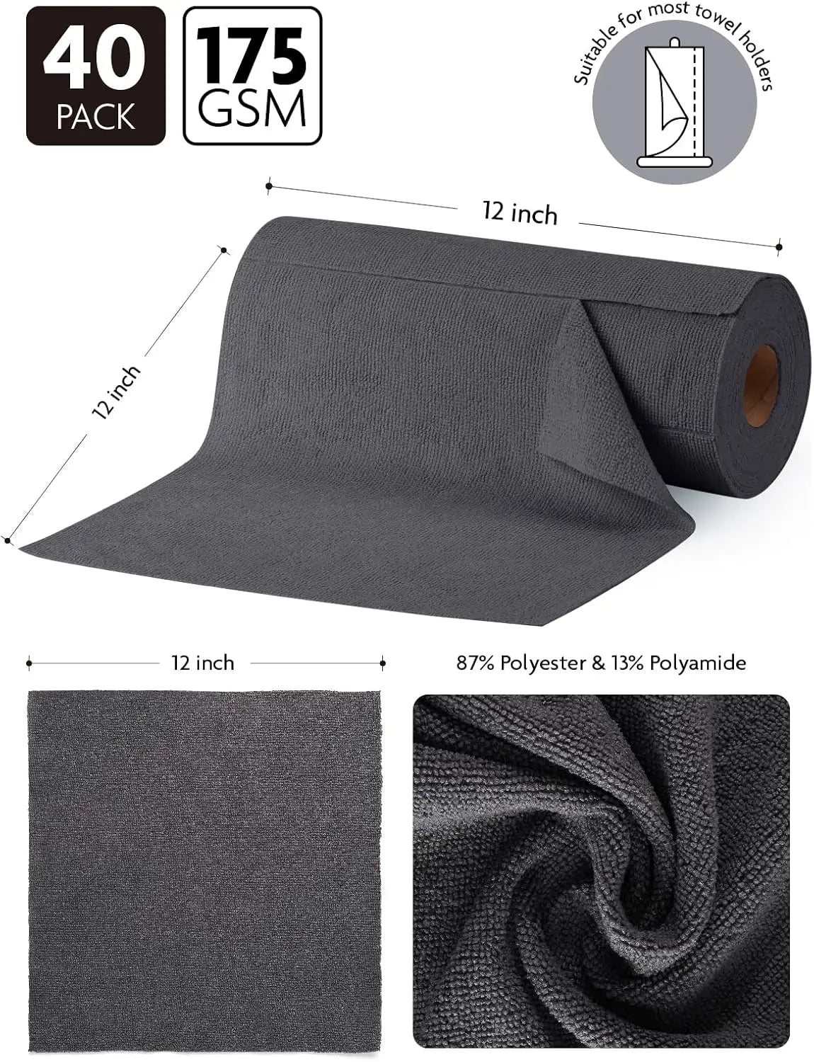 Microfiber Cleaning Roll